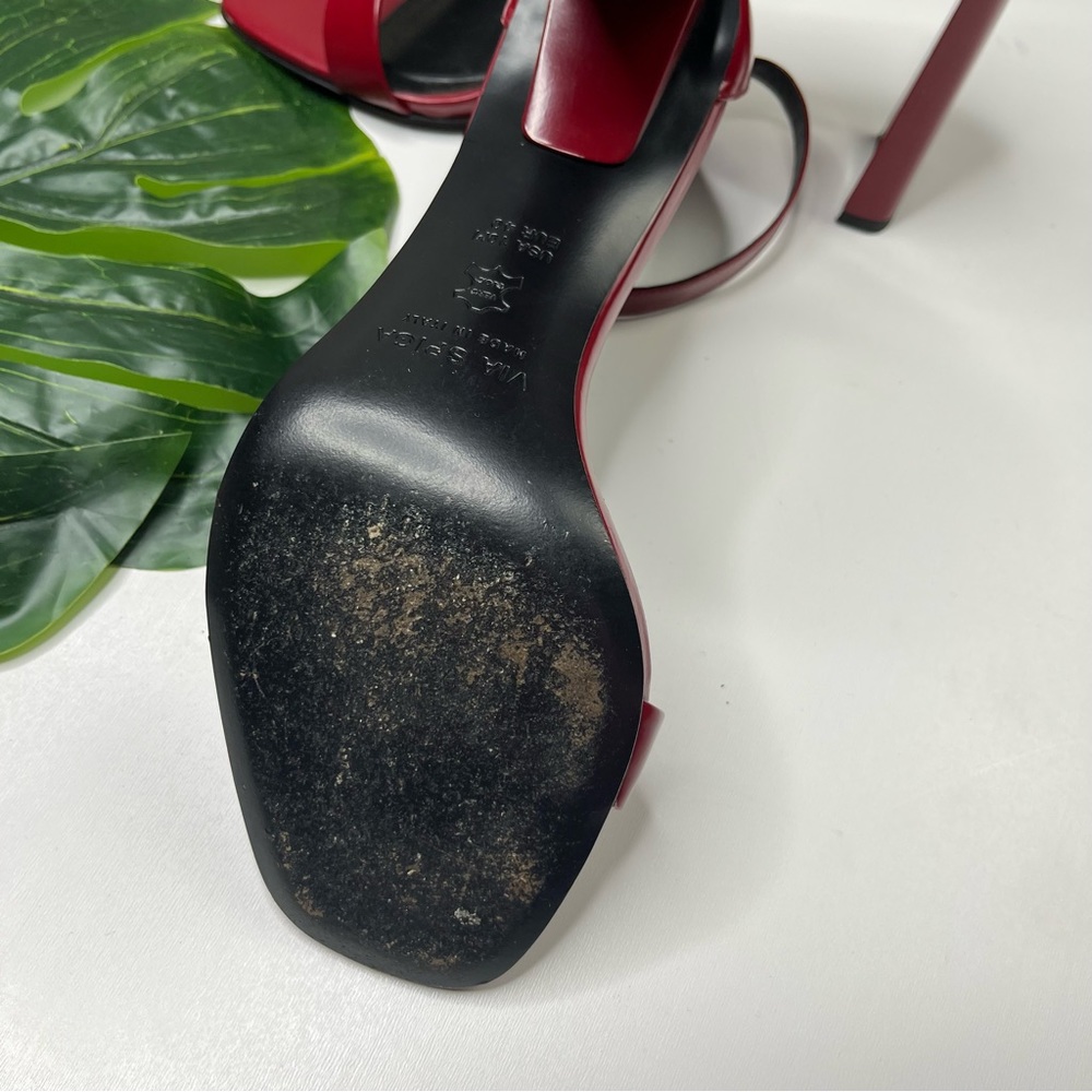Via Spiga Red Heeled Sandals - Picture 8 of 9